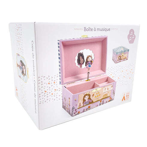パッケージには、オルゴールのフタを開けた様子が描かれています。