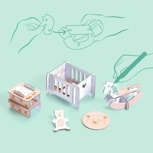 カラー・アッセンブル・プレイ ドールハウス