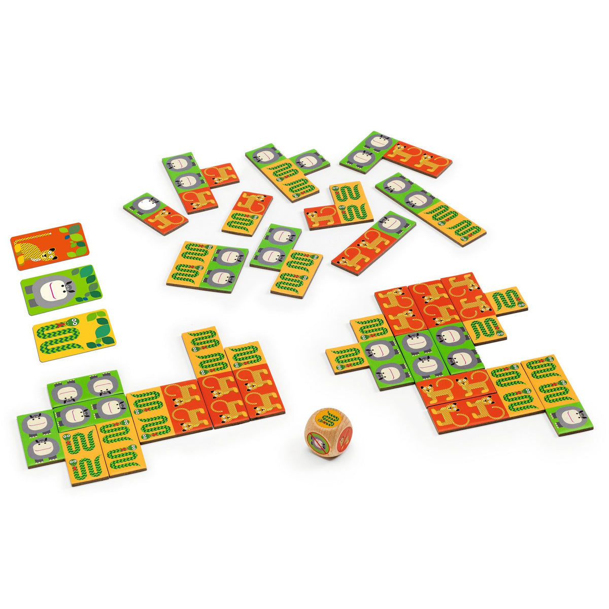 DJECO ゲーム 平和をとり戻そう！動物をあつめるパズルゲーム ジャングル