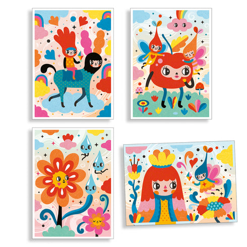 「サンドアート デリシャスリーキュート」で作れる4つのイラスト