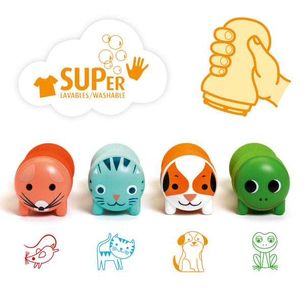 スタンプ ガーデンアニマル