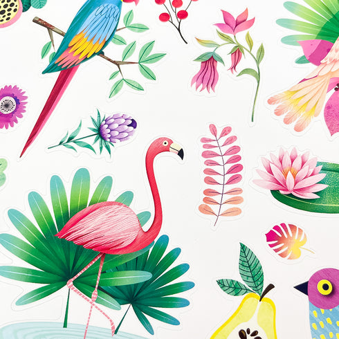 シールは絵柄ごとにダイカットが施されています。