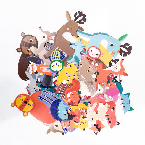 ステッカー フォレスト アニマルズ