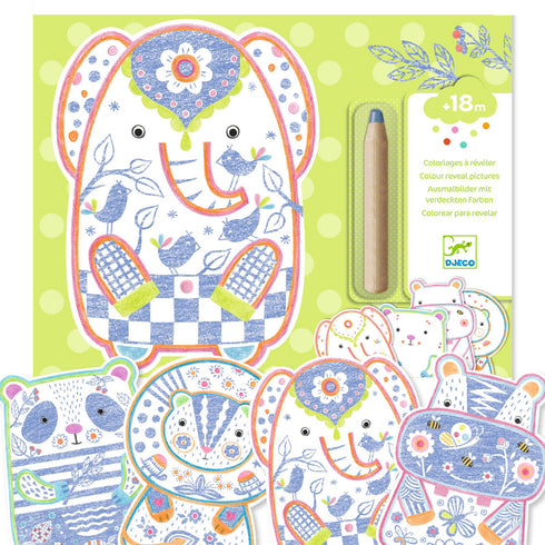 カラーリングピクチャー ワイルドアニマル