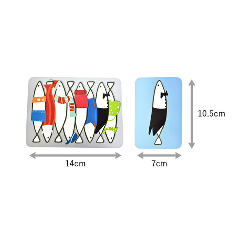 「サーディンズ」のカードサイズ