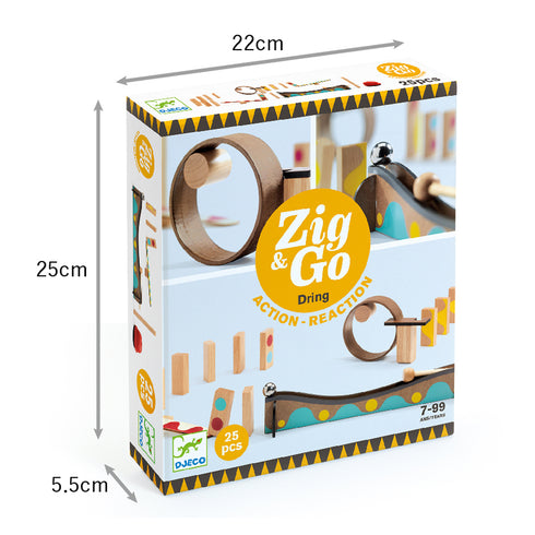 「ジグアンドゴー 25ピース」のパッケージサイズ