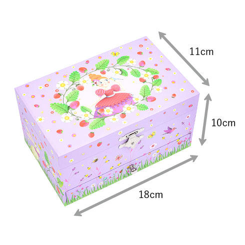 サイズは、ふたを閉めた状態で11×18×10cmです。直方体の形をしています。