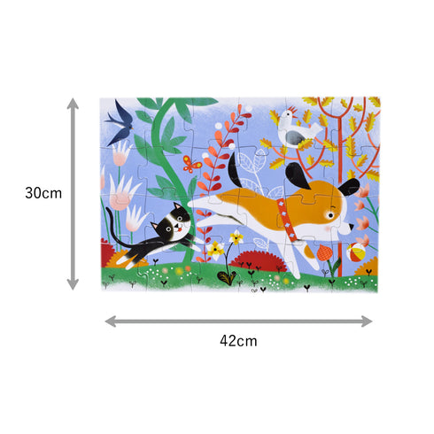 「ファーミン リトル パピー」のパズル完成サイズ