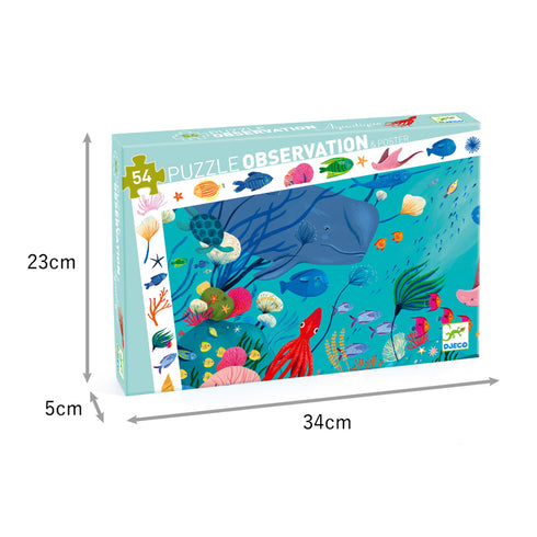 「オブザベーションパズル アクアティック」のパッケージサイズ