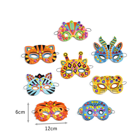 DIY マスク ジャングル アニマルズ