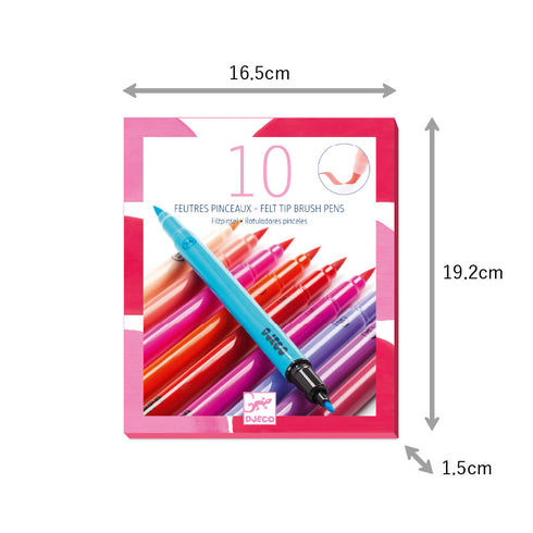 「10 フェルトペン フィーユ」のパッケージサイズ
