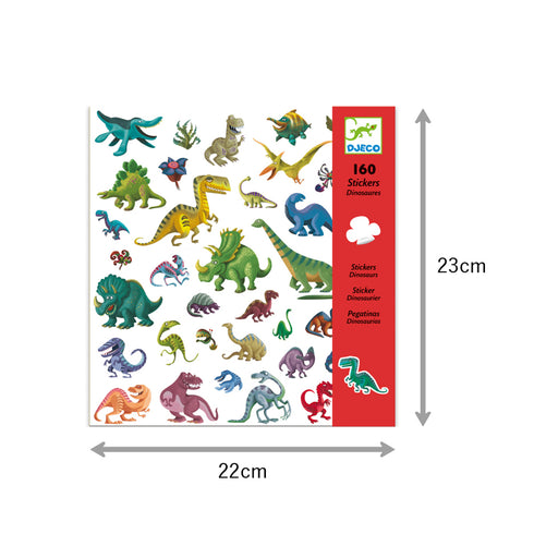 シールセット ダイナソーのパッケージサイズ
