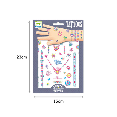 ボディーアート タトゥー ジェニーズ ジュエルのパッケージサイズ