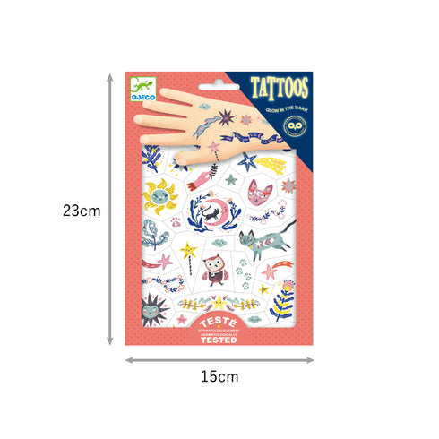 ボディーアート タトゥー スウィート ドリームのパッケージサイズ