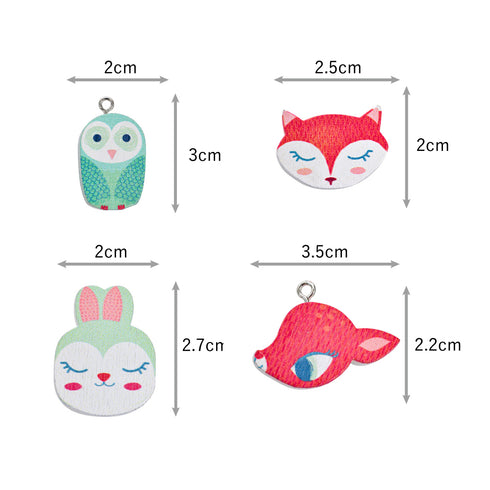 ウッデンビーズ スモールアニマル