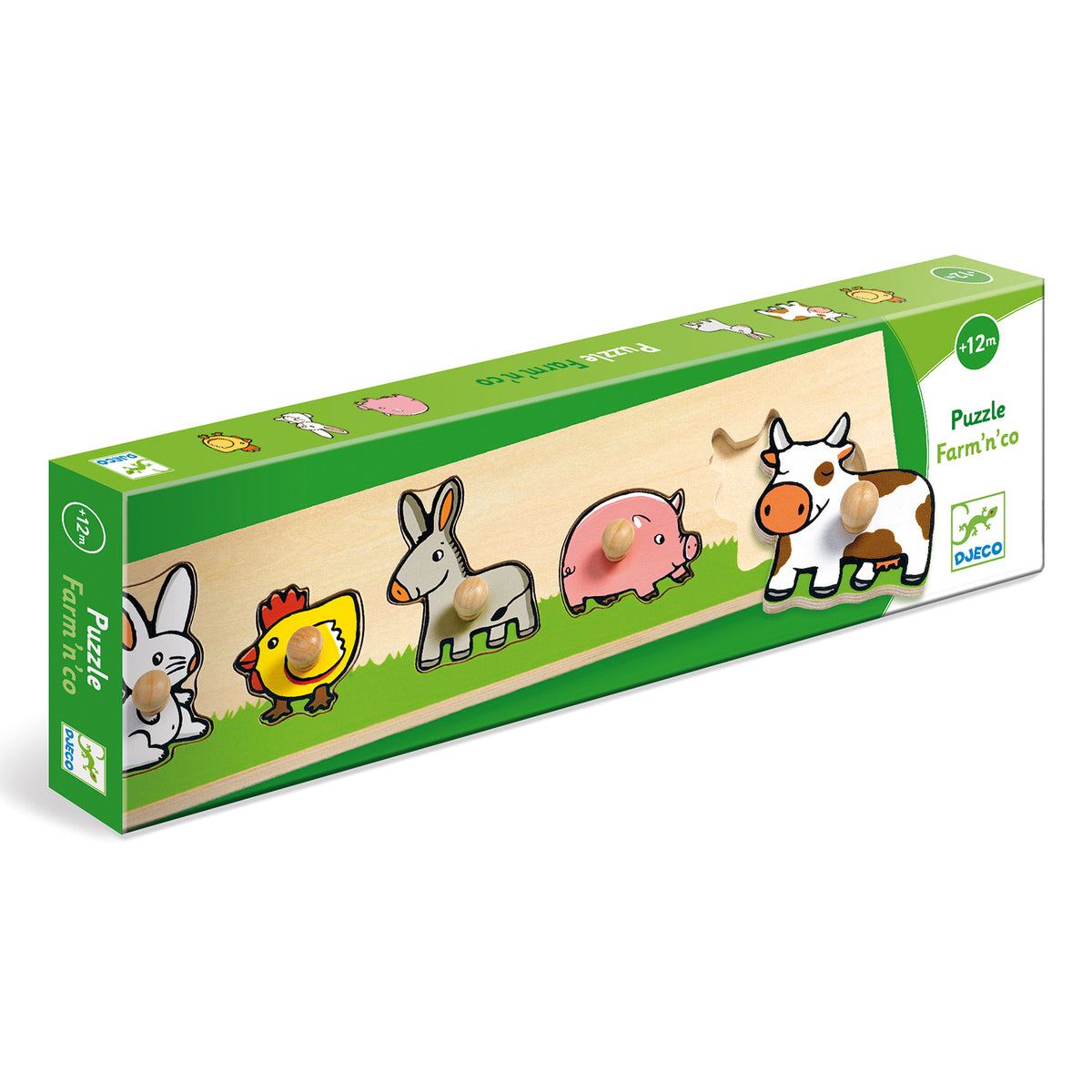 1歳からの知育におすすめ 木製の型はめパズル リフトアウトパズル