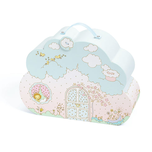 キャリーケースは雲の形をしています。