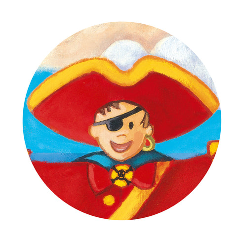 パズルのイラストに描かれている海賊です。