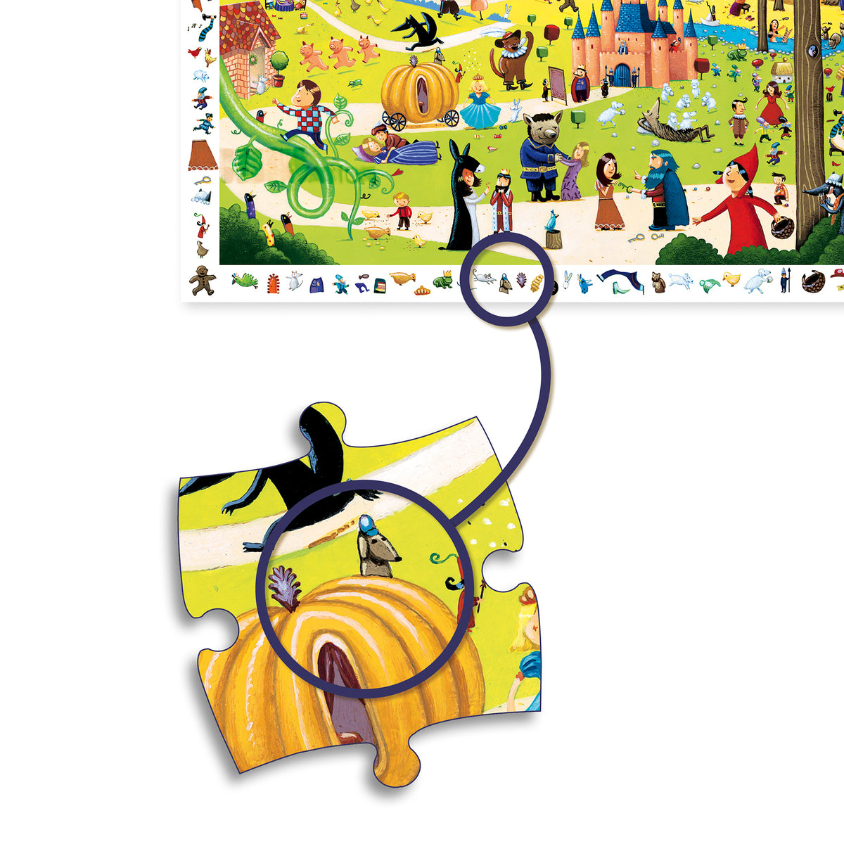オブザベーションパズル テイルズ | フランスの知育玩具 DJECO(ジェコ