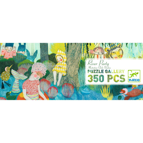 ジェコのデザイナーが自由に描いたイラストをそのままパズルへ。美しく独創的なパズルは子供たちだけでなく大人も楽しむことができます。(全350ピース)