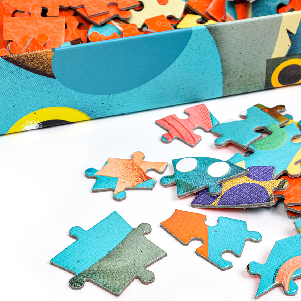 タコの形のジグソーパズル オクトパス | フランスの知育玩具 DJECO 
