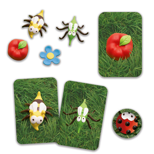 カードは全部で48枚、チップは25個、蚊、リンゴ、花は1個、ハチは4個入っています。