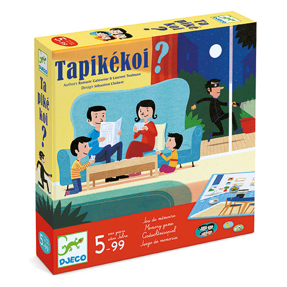 泥棒vs家族 記憶力ゲーム タピケコイ | フランスの知育玩具