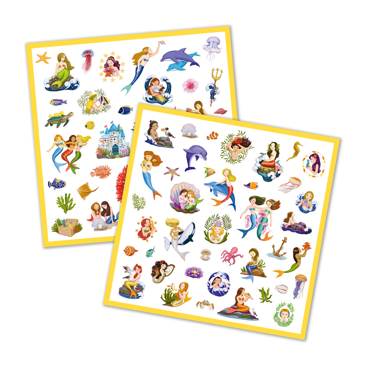 素敵な人魚のシールセット マーメイド | フランスの知育玩具