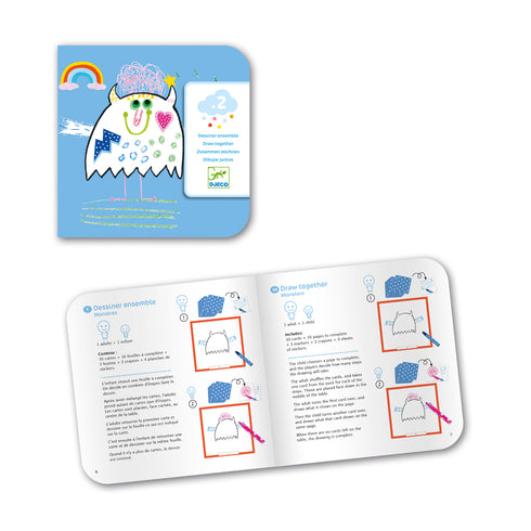 ブックレットにはルールが書かれています。