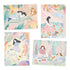 自然や友情をテーマにしたスクラッチボードの4枚セットです。