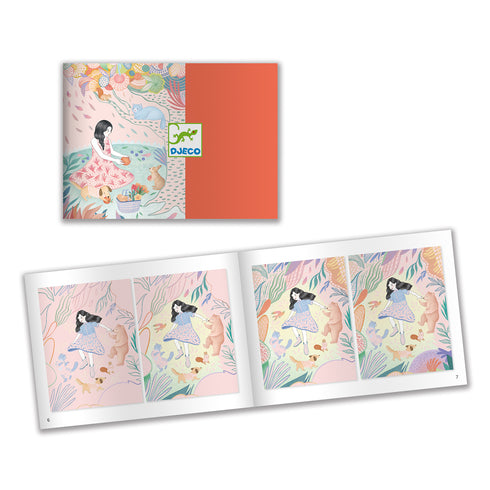 ブックレットには見本が書いてあります。