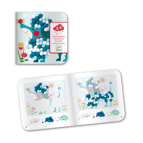 ブックレットには貼り付け方の見本が書いてあります。