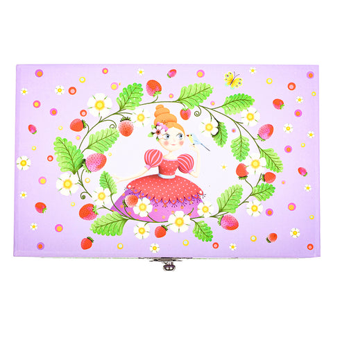 箱の上部にはお姫様のイラストが描かれています。