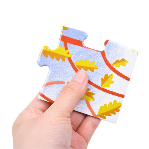 1ピースの大きさは約9.5x7㎝です。