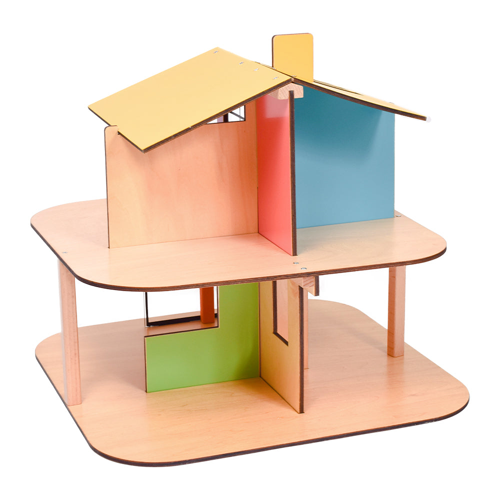 Djeco DIY Color Assemble Play Dolls House - The Happy Lark