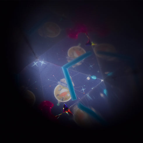 この万華鏡を覗いたら見えるものです。