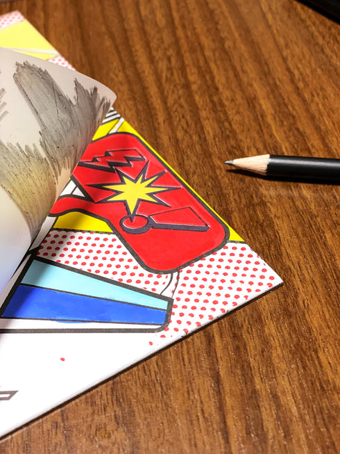 シートを使ってカードに転写しえいます。