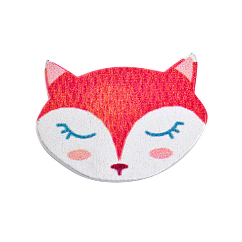 キツネの木製ビーズです。