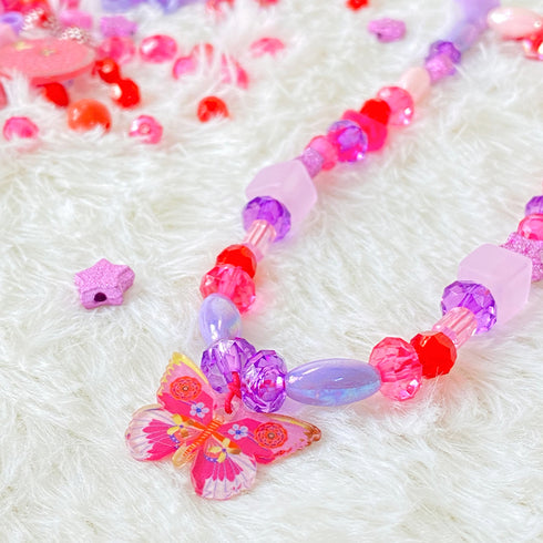 この商品を使ってオリジナルネックレスを作りました。