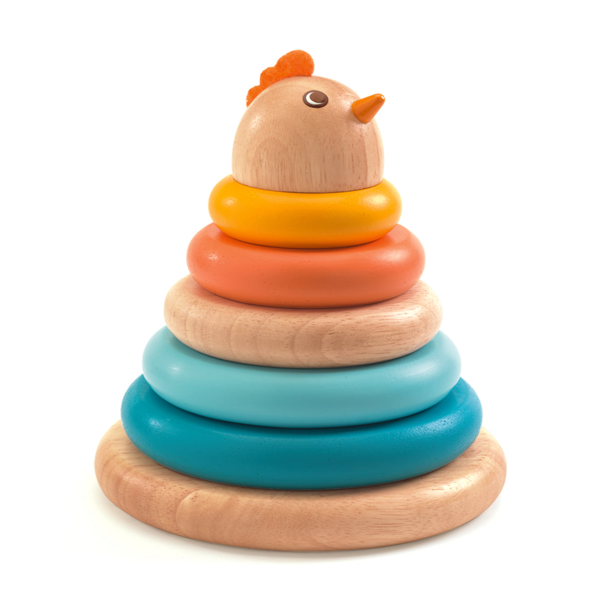 赤ちゃんのための積み上げおもちゃ キャシャンピル マザーヘン | フランスの知育玩具 DJECO(ジェコ) – DJECO 日本公式サイト