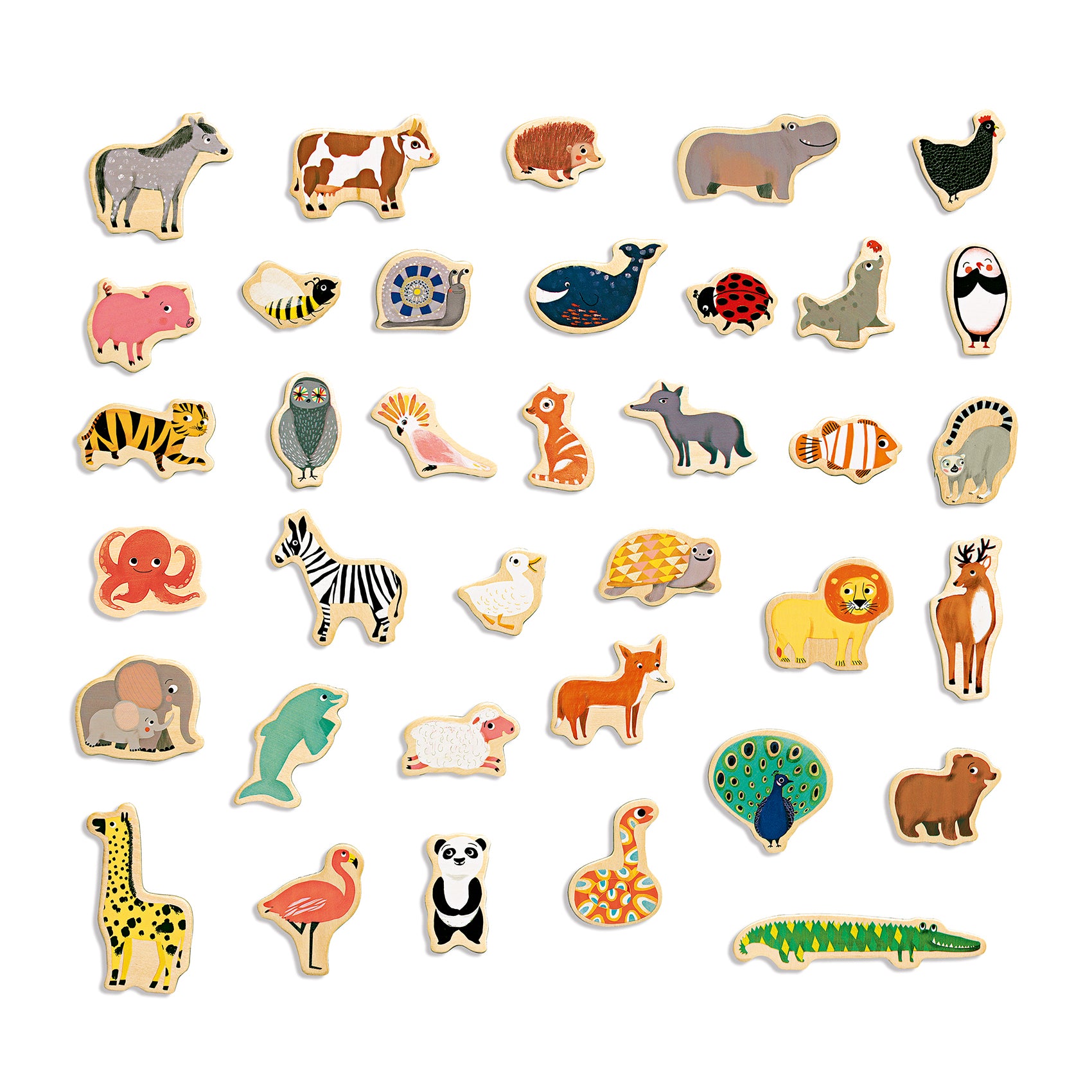 動物のマグネット マグニモ | フランスの知育玩具 DJECO(ジェコ