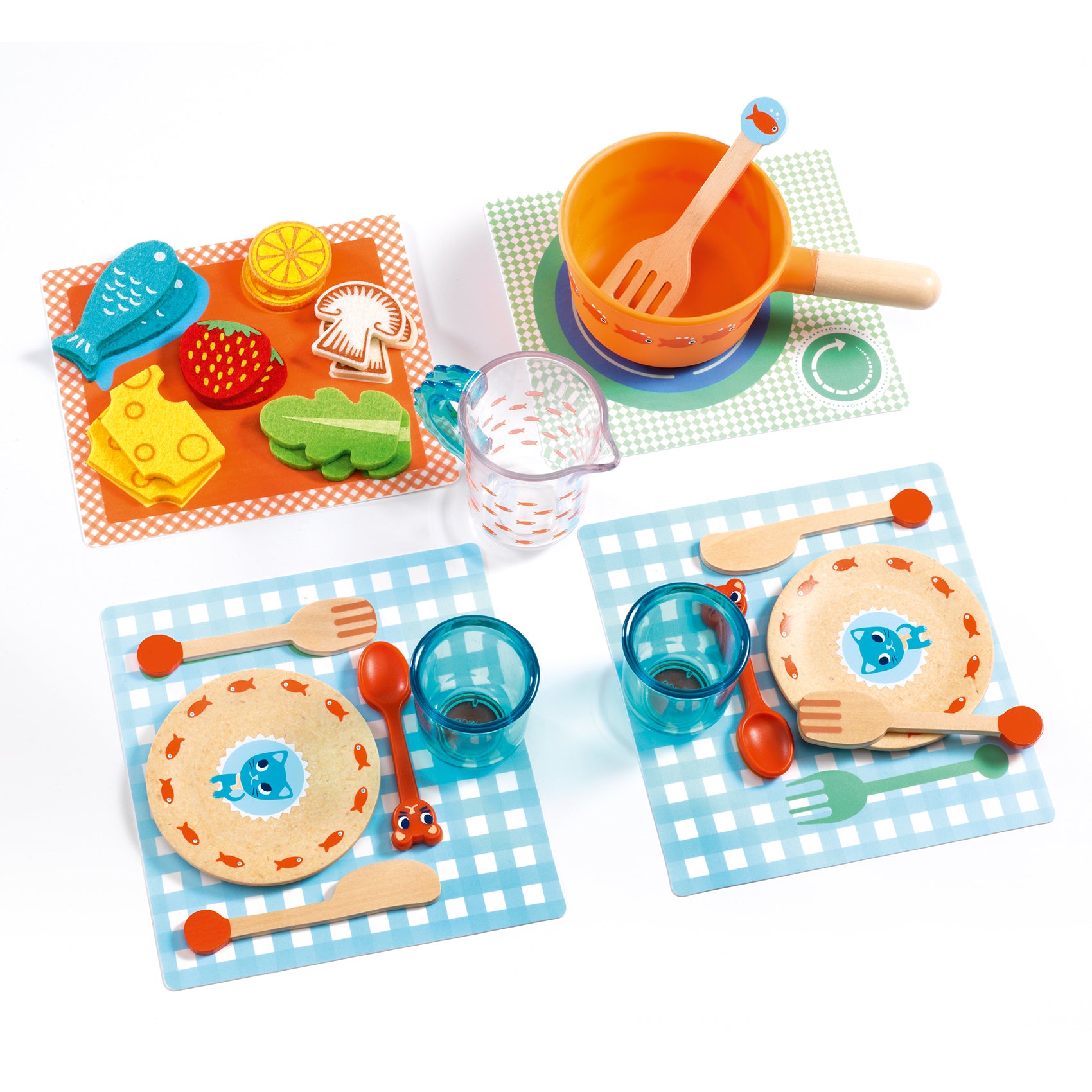 テーブルマナーも学べるおままごと ディナータイム キトン