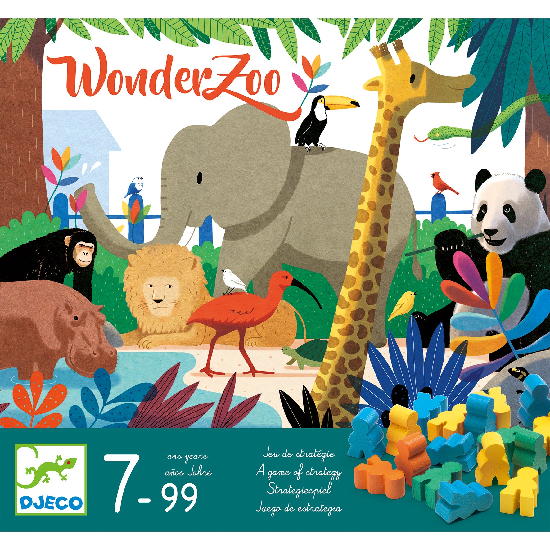 動物園にお客さんを集めるボードゲーム ワンダーズー | フランス
